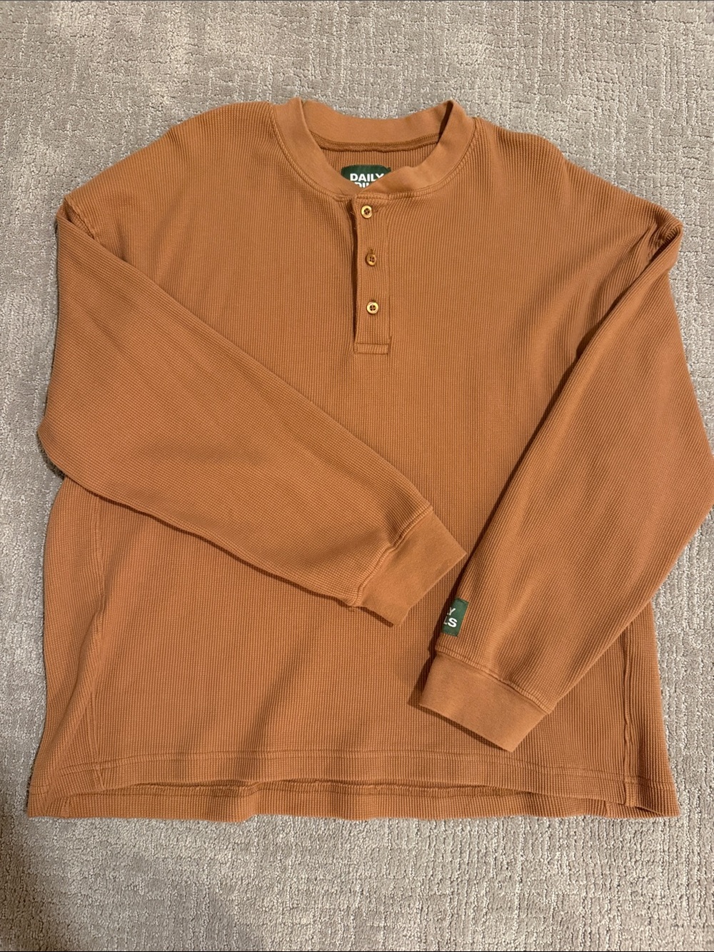 Daily Drills Oversized Thermal Long Sleeve